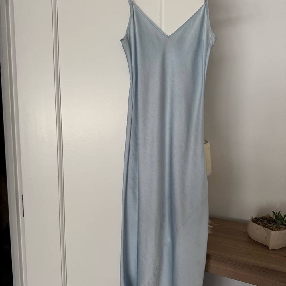 Light Blue Slip Dress